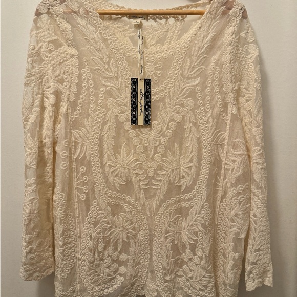Ultra Pink Tops - Women’s extra large lace top from Ultra Pink with tags
